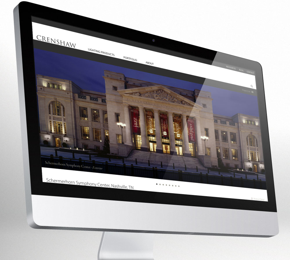 Crenshaw Lighting Website Fisher Lighting and Controls